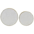 thumbnail image 3 of vidaXL 2 Piece Coffee Table Set Marble Brass and White, 3 of 5