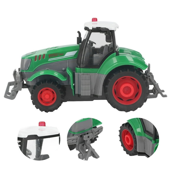 Head Farm Tractor, Construction Toy High Hardness Wear Proof Inertia Powered Smooth Edges for Indoor Outdoor