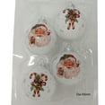thumbnail image 5 of Holiday Time Dia 65mm 4Ct Candy&Santa Glass Ornament, 5 of 5