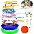 thumbnail image 1 of Big Bubble Wands Set,15 Pcs Large Bubble Making Toys With Tray Bulk For Kids,summer Outdoor Bubble Toys Gift, 1 of 5