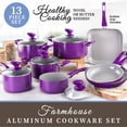 thumbnail image 3 of Granitestone Diamond Farmhouse 13 Piece Pots and Pans Set, Nonstick Cookware Set, 3 of 5