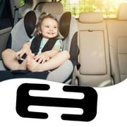 Locking Clip Car Metal Car Safety Seat Belt Adjuster Steel Black