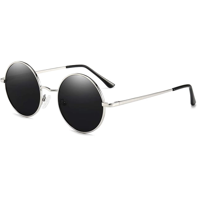 Gafas de sol polarizadas redondas vintage John Lennon para hombre y mujer