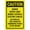 Warning Sign 2, variant on Caution Capacity Tons Sign, 8"x12" Retro Vintage Metal Plaque, Wall Decor for Home Bar Pub Kitchen Restaurant