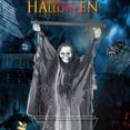 thumbnail image 1 of Agiferg Halloween Voice Control Black Pole Hanging Spirit Venue Decoration Set Pendant, 1 of 6