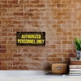 thumbnail image 3 of Authorized Personnel Only 5x10 Hanging Plus Wall or Door Sign | Office DÃ©cor, 3 of 7