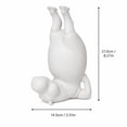 thumbnail image 2 of Hippo Bookends, Resin Animal Book Holder for Bookshelf, Funny Hippopotamus Book End for Home Office Library Shelf Decor, Decorative Book Organizer Gift, 2 of 6