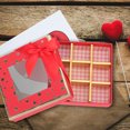thumbnail image 4 of Chocolate Box Red Paper For Lovers Packaging 2Pcs 4.72x4.72x1.57in, 4 of 8