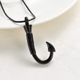 thumbnail image 4 of Gone Fishing Urn Necklace for Ashes Fish hook Cremation Urn Pendant Keepsake Jewelry, 4 of 5
