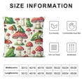 thumbnail image 5 of Leisuo Cartoon Frog Pillow Cover Farmhouse Style Red Square Throw Pillow Cover for Bedroom Rustic Plants Decorative Cushion Cover Print, 5 of 5