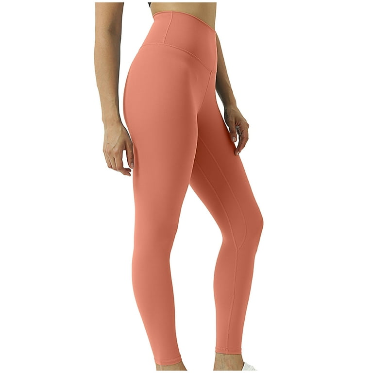 Colorful High Waist Orange Yoga Pants For Women Seamless Scrunch Butt Lift  Leggings For Gym, Fitness, TikTok, And Activewear Style #5530392 From K9hz,  $16.05