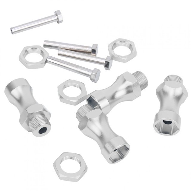 VGEBY Wheel Extension Drive Hub Adapter, RC Extension Wheel, 1/10 To 1/8 For RC 1/10 Off‑road Car Truck RC Model Car