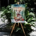 thumbnail image 4 of Merry Christmas Santa Reindeer Antlers Maltese Sleigh Xmas Winter Holiday Vertical Matte Canvas Poster Maltese Dog Lover Gifts Idea Wall Art Home Decor - 00023, 4 of 5
