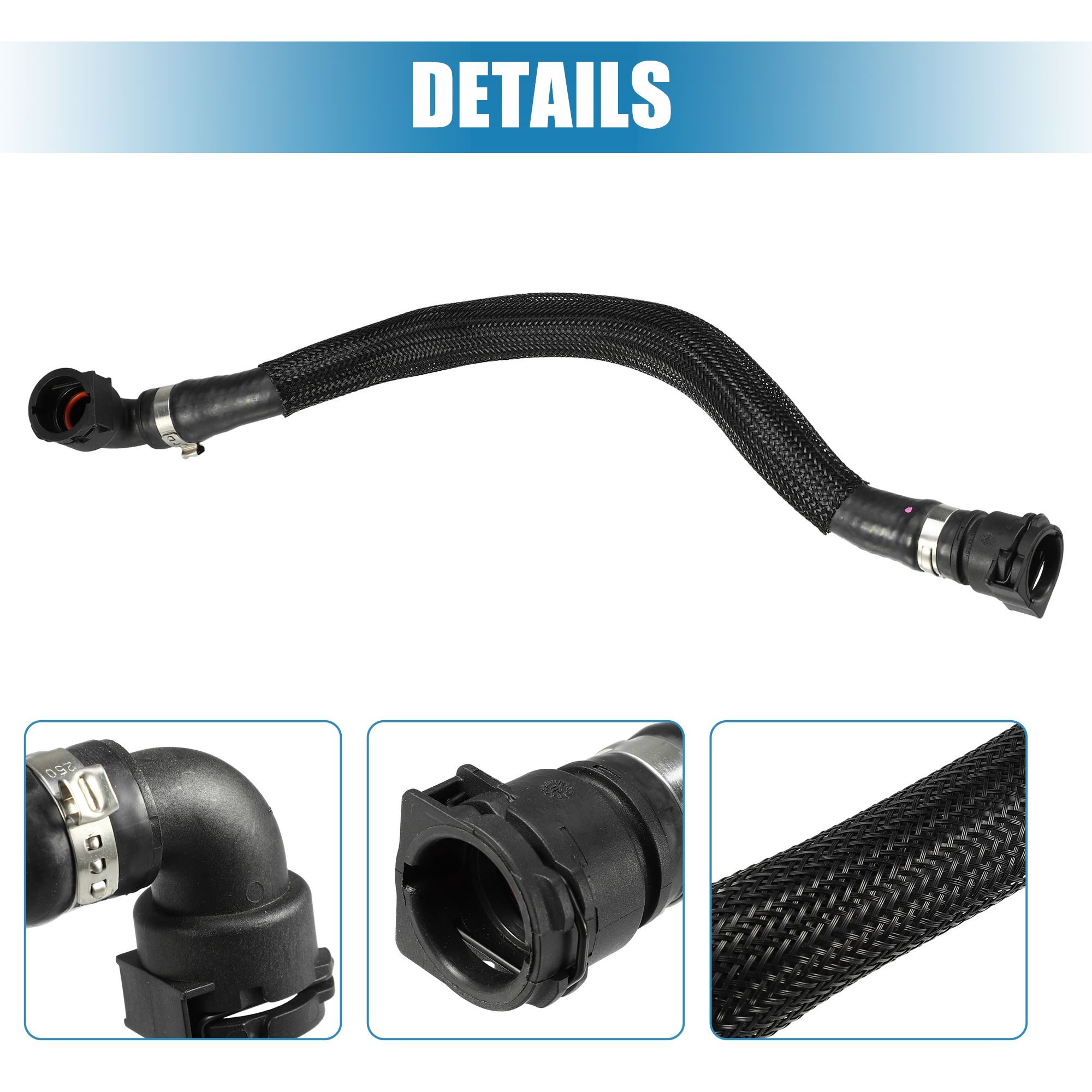 Unique Bargains Radiator Coolant Hose for BMW X5 2007 2008 2009 2010 XDrive48i