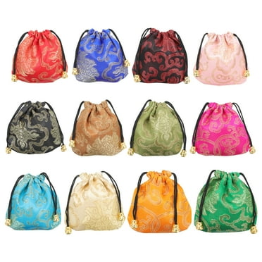 24 Pcs Jewelry Bag Drawstring Gift Bags Valentines Candy Bags Organza Bags Drawstring Candy Small Drawstring Bags