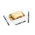 thumbnail image 3 of Summer Savings Up to 50% Soap Dishes for Bar Soap, InsCrazy Sustainable and Natural Soap Tray With, 3 of 6