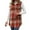 Orange, variant on Huaizzzy Women Fall Plaid Lightweight Long Fashion Casual Elegant Jacket with Pockets Womens Olive Jean Jacket Winter Vest Women Fashion Jackets for Women Casual Women Vests Lightweight Womens Work