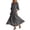 01 Gray, variant on Womens Dresses Cotton Linen Dresses 3/4 Sleeve Maxi Classic Dresses Trendy Boho Dresses