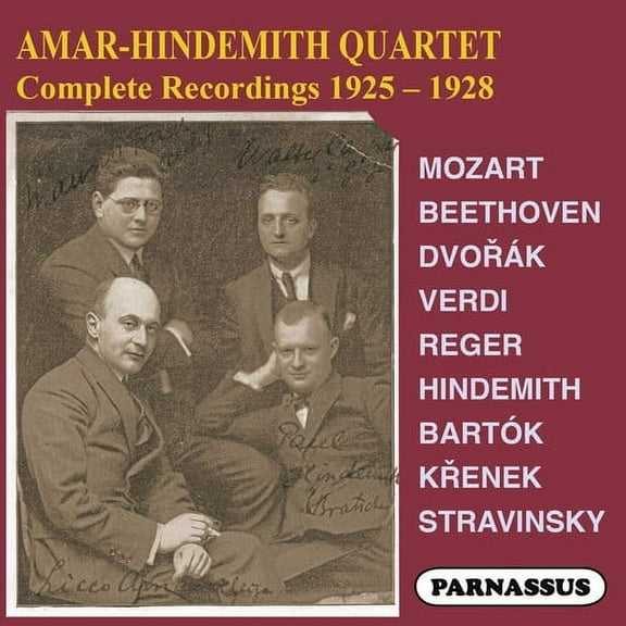Amar-Hindemith Quartet - Amar-Hindemith Quartet complete recordings 1925-8 - Music & Performance - CD