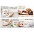 thumbnail image 3 of SHILOH Naturals Pure Erythritol Sweetener 1kg | Zero Calorie, Non-GMO, Keto & Diabetic Friendly, Low-Glycemic Sugar Substitute for Baking & Coffee, 3 of 4