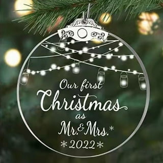 First christmas as mr and mrs ornament sale