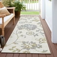 thumbnail image 6 of Addison Rugs Chantille Indoor/Outdoor Transitional Floral Ivory Washable Runner Rug, 2'3" x 7'6", 6 of 6