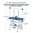 thumbnail image 2 of Dog Grooming Table 36 Inch Foldable, Adjustable Grooming Arm & Non-Slip Surface - Portable Pet Grooming Station with Storage Tray, 2 of 7