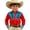 Red, variant on Girls T Shirts Kids Western Print Long Sleeve Shirt Casual Cowboy Style Girls Tops Yellow 4-5 Years