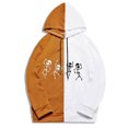 thumbnail image 5 of Pntutb, jersey de otoño e invierno para mujer, con capucha, estilo Punk, estampado, costura, manga larga, fino, suelto, informal, abrigo con cuello Pntutb Pntutb-7009, 5 of 5
