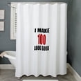 thumbnail image 3 of CafePress - I Make 100 Look Good - Unique Fabric Shower Curtain 70" x 72", 3 of 3