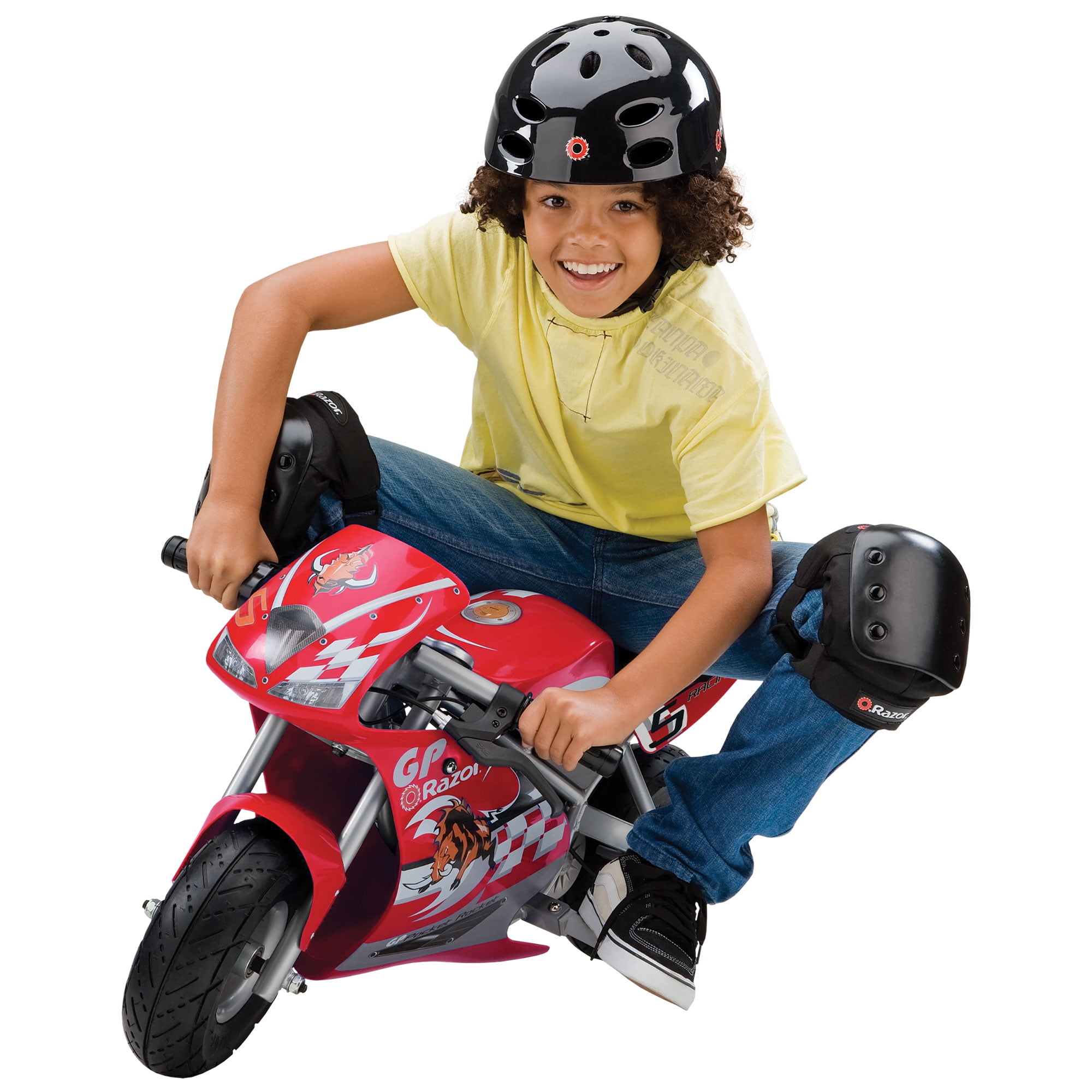 Razor 24V Mini Dirt Bike 1 Speed Motorcycle Pocket Rocket 2 Pack Red Walmart