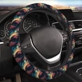 thumbnail image 3 of Picia Colorful Flower Goat Car Steering Wheel Cover, Non-Slip, Breathable, Universal 15 inch, 3 of 7