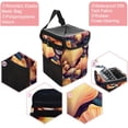 thumbnail image 2 of Shell Foldable Car Trash Can with Lid, Leak-Proof Mini Trash Can, Hanging Storage Bag for Car, 2 of 6