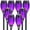 Purple-8PCS, variant on 8 Packs Solar Tiki Torch Lights with Flickering Flame, Waterproof H-alloween Solar Lights Outdoor, Solar H-alloween Pathway Lights, H-allowee Decor Lights for Garden, Lawn, Patio, Yard