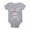 Grey, variant on Baby Girl Romper Letter Print Baby Summer Clothes Short Sleeve Baby Clothes Baby Girl Outfits Plain Color 0-3 Months Baby Girls Clothes
