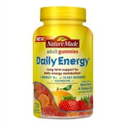 Nature Made Daily Energy Ault Gummies Berry Burst And Orange Zing, 70 Ea, 2 Pack