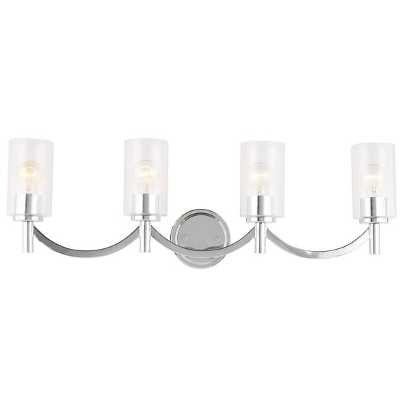 Eglo 203752A Devora 4 Light 31" Wide Bathroom Vanity Light - Chrome