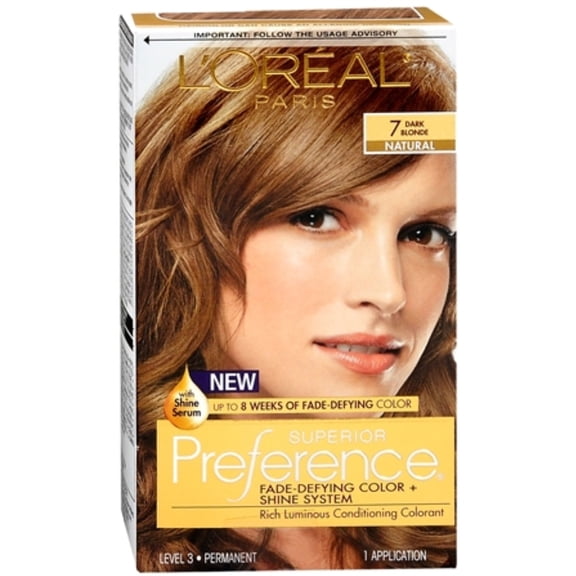 L'Oreal Superior Preference - 7 Dark Blonde (Natural) 1 Each (Pack of 6)