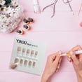 thumbnail image 5 of White Gradient Nail Stickers Short Wear Decoration 30 Tips Designs for Manicure Salon Home Use, 5 of 7