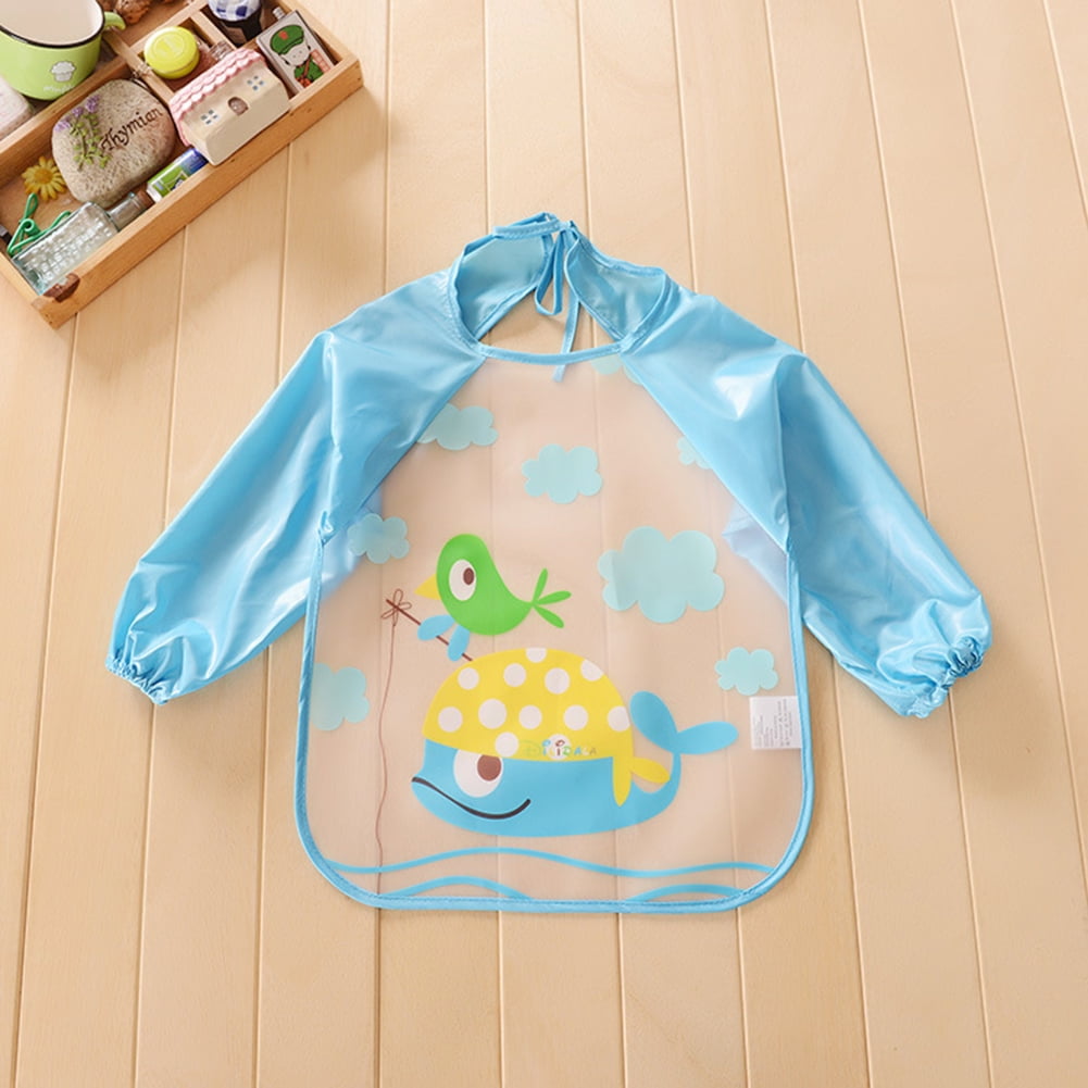 children's bibs with sleeves