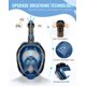 thumbnail image 2 of G2 Full Face Snorkel Mask with Latest Dry Top System,Foldable 180 Degree Panoramic View Snorkeling Mask with Camera Mount,Safe Breathing,Anti-Leak&Anti-Fog, 2 of 5