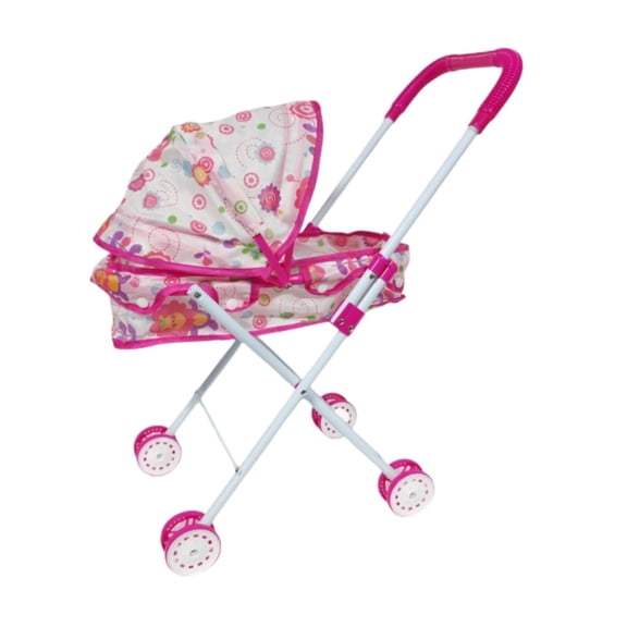 Muñeca para niños, juego de simulación para mayores de 3 años, colección de juguetes educativos, carrito de empuje, juguete plegable para juegos de ro Patrón de león
