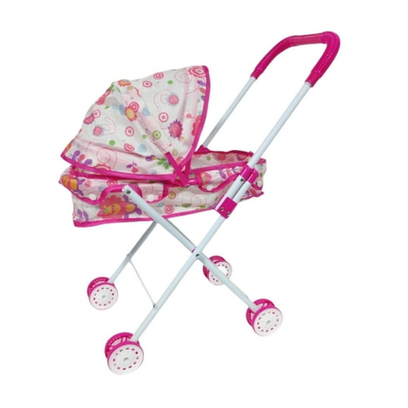 Lipstore Doll Stroller Accessory Simulation Pushchair Toy for Outside Role Play Party Lion pattern