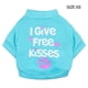 thumbnail image 3 of Ropa para perros Methold Camisa patrón de letras cian XS accesorios de belleza para Bulldog, 3 of 6
