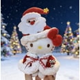 thumbnail image 1 of hello Cartoon Red Glasses Apron Keychain Plush Toy Backpack Doll Plush Keychain for Women Style 15, 1 of 1