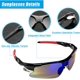 thumbnail image 3 of Paquete de 4 gafas de sol deportivas polarizadas, gafas de ciclismo de moda UV400, gafas de sol ligeras a prueba de viento gafas al aire libre para hombres y mujeres, 3 of 5