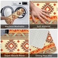thumbnail image 4 of DouZhe Doormat Non-Slip Washable Floor Mat, Indoor Area Rug Vintage Southwestern Native Aztec Style Pattern Carpet, 24x16 inches, 4 of 7