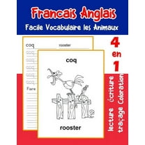 Vocabulaire Les Animaux Pour Decrire Une Image En Francais: Francais Anglais Facile Vocabulaire les Animaux : De base français fiche de vocabulaire pour les enfants a1 a2 b1 b2 c1 c2 ce1 ce2 cm1 cm2 (Series #1) (Paperback)