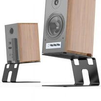 Desktop Speaker Stands, 1 Pair, Studio Monitor Riser with Vibration Dampening Pad Metal00X3101