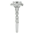 thumbnail image 4 of SuperJeweler 1 3/4 Carat Halo Diamond Engagement Ring In 14 Karat White Gold For Women, 4 of 6